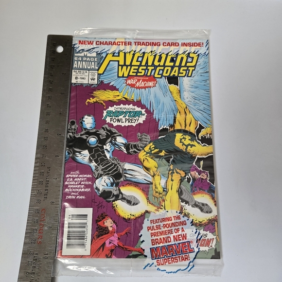 Marvel Avengers West Coast Annual #8 Comic Book - War Machine - Picture 5 of 5